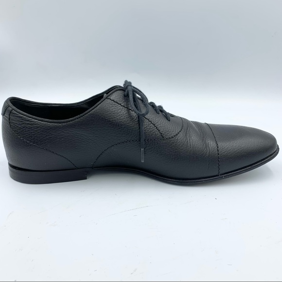 Gucci Pebbled Leather Black Oxfords Gucci 6 (US6.5) - Picture 10 of 15